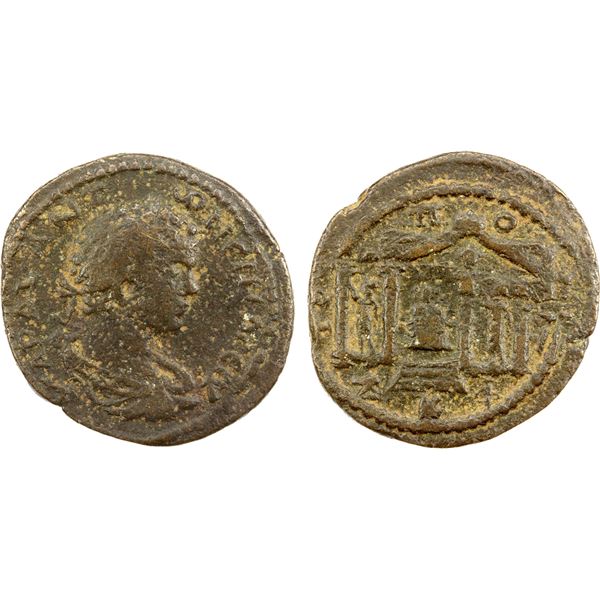 ROMAN PROVINCIAL: PHOENICIA: Caracalla, 198-217 AD, AE dichalkon (10.31g), Tripolis, SE 527 (215/6 A