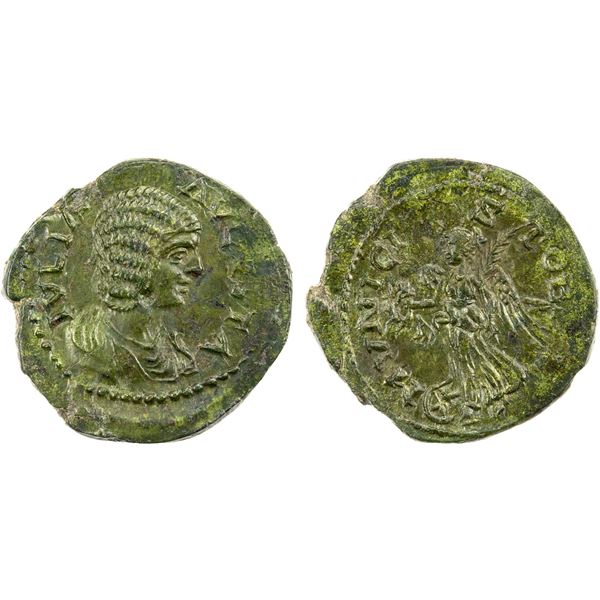 ROMAN PROVINCIAL: THRACE: Julia Domna, augusta, 193-217 AD, AE25, Stobi, EF