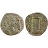 Image 1 : HUNNIC TRIBES: Alchon Huns: Nezak series, 6th century, AE small unit (2.51g), EF