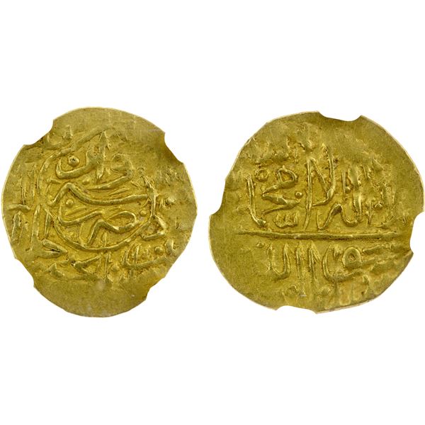 SAFAVID: Tahmasp I, 1524-1576, AV ¼ mithqal (1.17g), Sabzawar, ND, NGC AU58