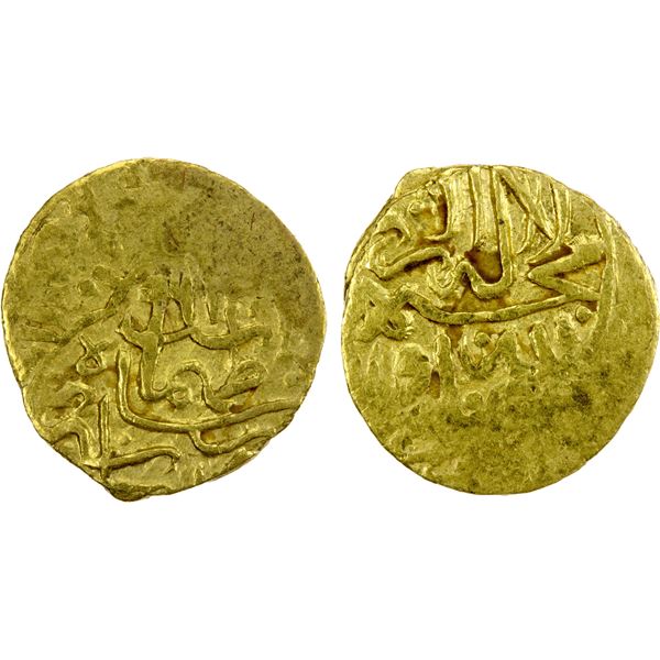 SAFAVID: Tahmasp I, 1524-1576, AV ¼ mithqal (1.14g), Shiraz, AH961, Fine