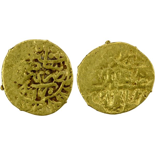 SAFAVID: Tahmasp I, 1524-1576, AV ¼ mithqal (1.19g), Tabriz, AH967, Very Good