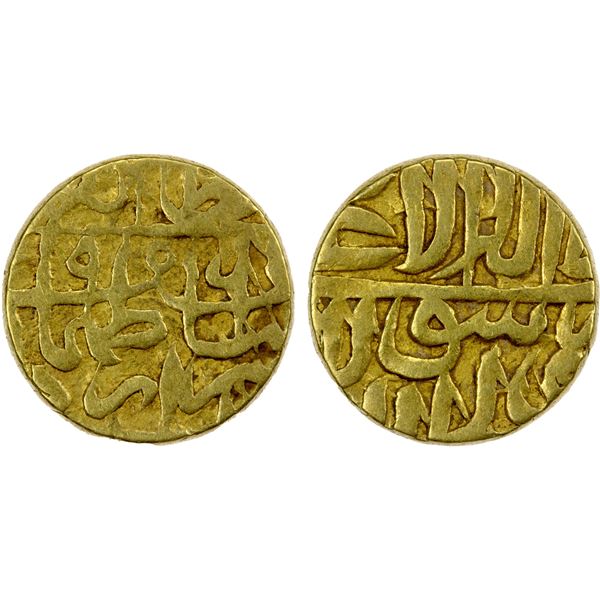 SAFAVID: Tahmasp I, 1524-1576, AV ¼ mithqal (1.17g), Urdu, AH956, VF