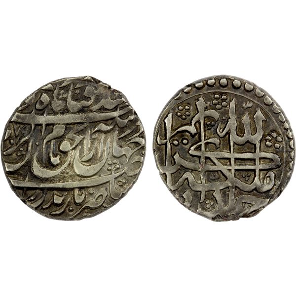 ZAND: Karim Khan, 1753-1779, AR abbasi (4.64g), Mazandaran, AH(11)79, bold VF