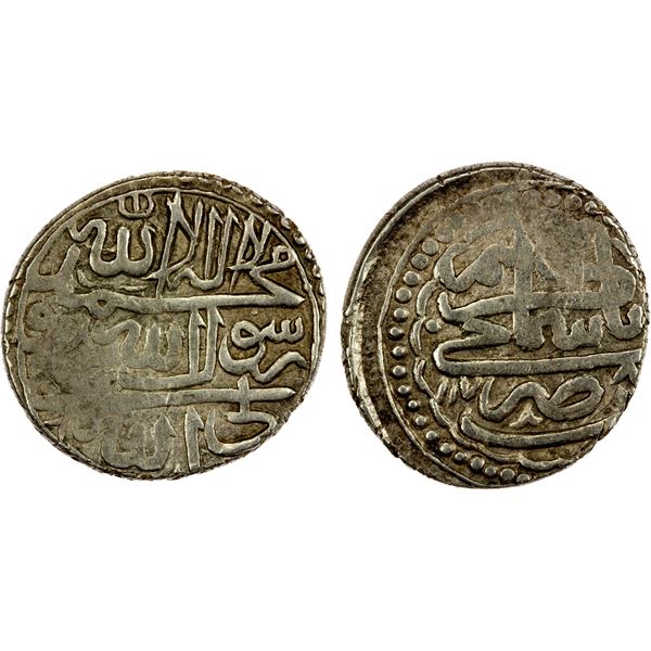 SHIRVAN: Muhammad Sa'id Khan, 1763-1766, AR abbasi (4.39g), Shamakhi, AH1178, choice VF