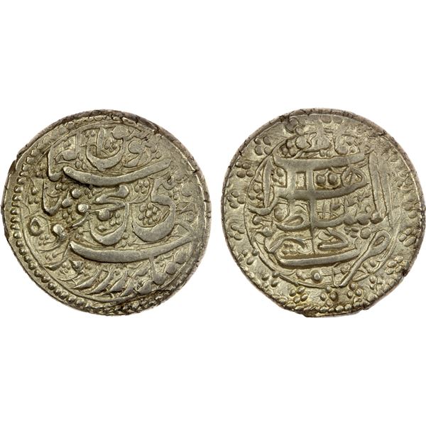 DURRANI: Mahmud Shah, 1801-1829, AR rupee (10.29g), Herat, AH1243, AU