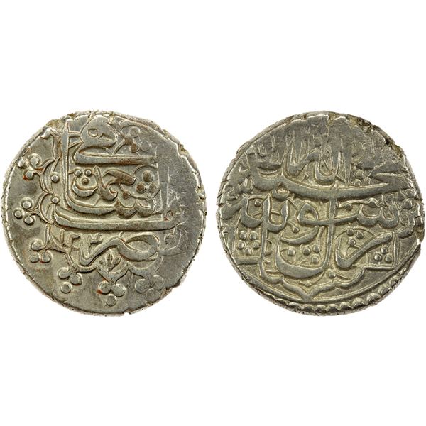 DURRANI: temp. Kohandil Khan, 1830-1839/1st reign, AR rupee (9.11g), Ahmadshahi, AH1247, EF