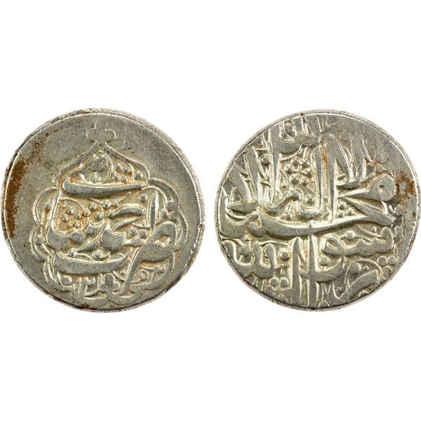 DURRANI: temp. Kohandil Khan, 1830-1839/1st reign, AR rupee (9.09g), Ahmadshahi, AH1252, EF