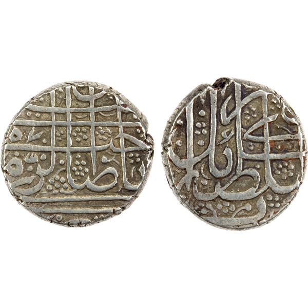 BARAKZAI: Muhammad Zaman, 1841-1842/1st reign, AR rupee (9.35g), Kabul, AH357, EF