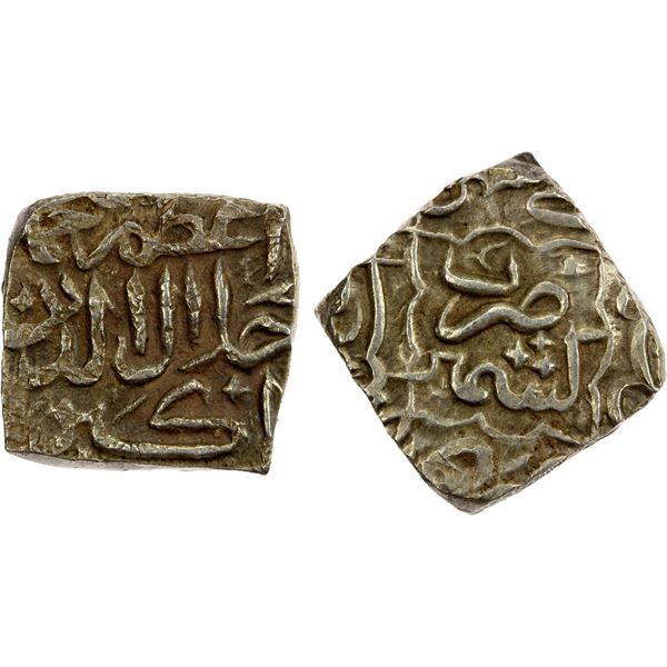 KASHMIR: temp Muhammad Ghazi Shah, 1555-1562, AR square sasnu (6.29g), Kashmir, AH964, VF-EF