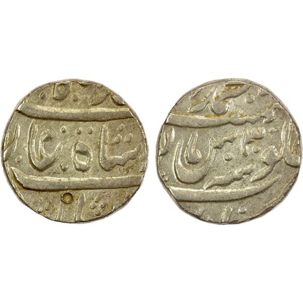 MUGHAL: Muhammad Shah, 1719-1748, AR rupee (11.38g), Muhammadabad Banaras, year 30, AU