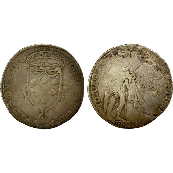 FLORENCE: Cosimo I de' Medici, 1537-1569, AR giulio (2.92g), ND (1537-55), Fine