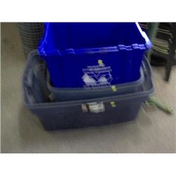 3 PLASTIC CRATES