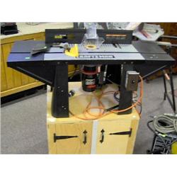 CRAFTSMAN ROUTER W/ TABLE AND STAND