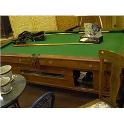 4 X 8 COIN OPERATED POOL TABLE