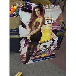 BUDWEISER ICE DRAFT SABOREA EI FUTURO METAL BAR SIGN