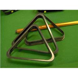 3 POOL BALL RACKS