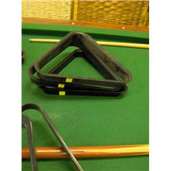 3 POOL BALL RACKS