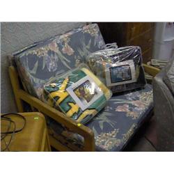 FUTON / LOVE SEAT  WOOD FRAME