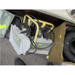 2 HALOGEN SHOP LIGHTS