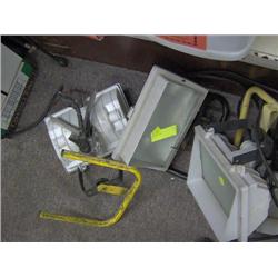 2 HALOGEN SHOP LIGHTS