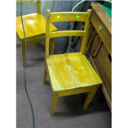 OLD MAPLE SCHOOL CHAIR