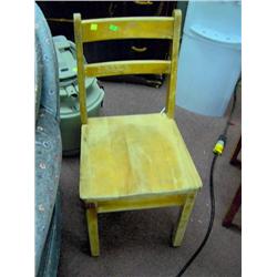 OLD MAPLE SCHOOL CHAIR