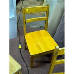 OLD MAPLE SCHOOL CHAIR