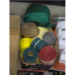 LOT OF STRAPPING AND FELT