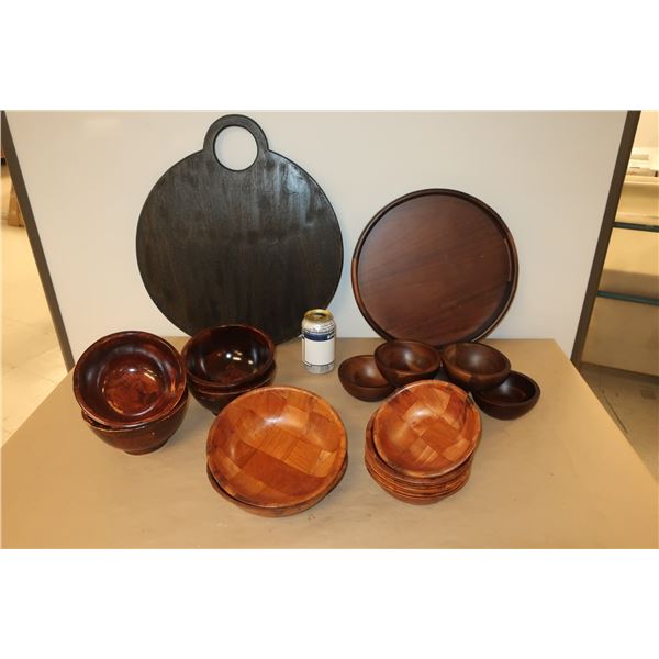 LOT DE 20+ ITEMS EN BOIS VARIÉS