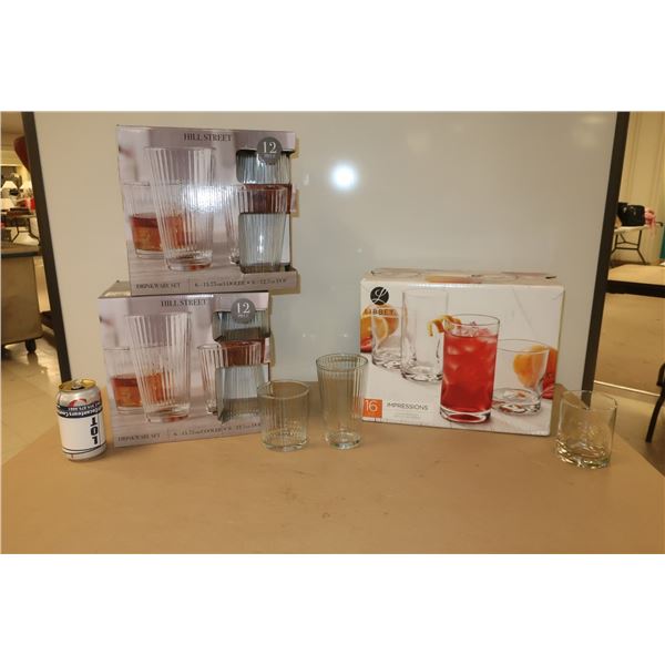 LOT DE 40 VERRES ASST