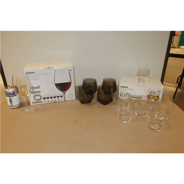 LOT DE 21 VERRES ASST