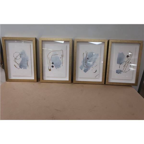LOT DE 4 CADRES