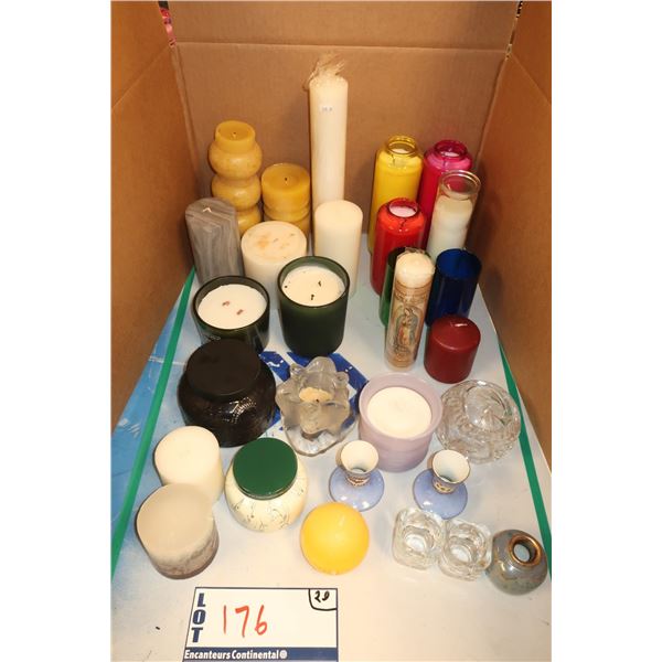 LOT DE 20 CHANDELLES ASST