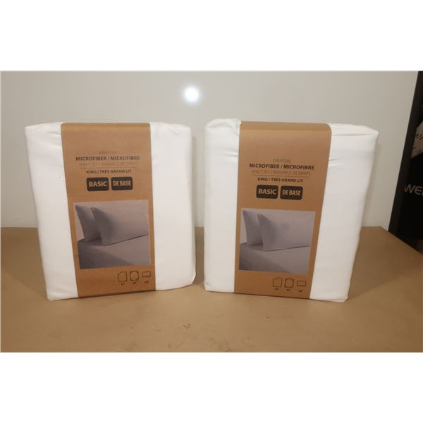 ENS DE DRAPS MICROFIBRE -KING