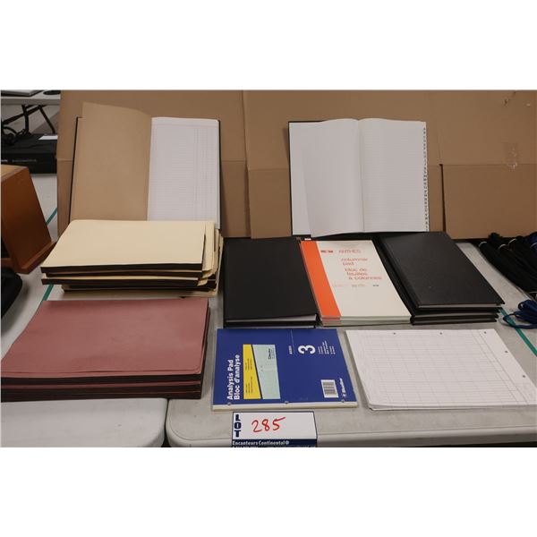 LOT DE LIVRES DE COMPTABILITÉ, ETC