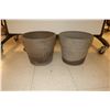 Image 1 : LOT DE 2 POTS D'ARGILE 11"x12"d.
