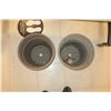 Image 2 : LOT DE 2 POTS D'ARGILE 11"x12"d.
