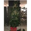 Image 3 : ARBRE DE NOËL 9' AVEC LUMIÈRES ET BASE