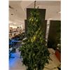 Image 1 : ARBRE DE NOËL 7' AVEC LUMIÈRES ET BASE