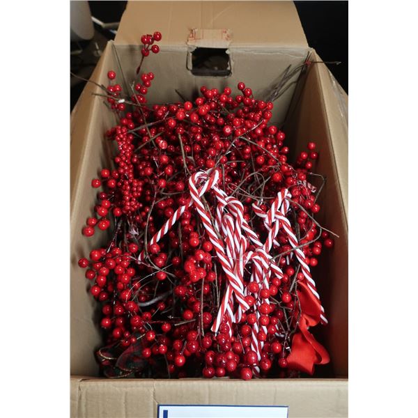 LOT DE DÉCORATIONS DE NOËL ASST