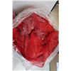 Image 2 : LOT DE 2 SACS DE TULLE DE NOËL ROUGE