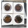 Image 1 : LOT OF 4 CANADA LARGE CENTS