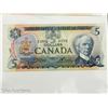 Image 3 : LOT OF 2 1979 $5 CANADA BANK NOTES