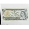Image 2 : 1973 CRISP $1 CANADA BANK NOTE