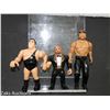 Image 1 : LOT OF 3 SMALLER WWF WRESTLING VINTAGE FIGURINES