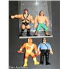 Image 1 : LOT OF 4 SMALLER WWF WRESTLING VINTAGE FIGURINES