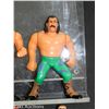 Image 3 : LOT OF 4 SMALLER WWF WRESTLING VINTAGE FIGURINES