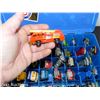 Image 5 : LARGE HARD PLASTIC HOT WHEELS CARRYING CAS FILLED WITH CARS LOT 2