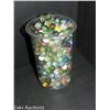 Image 1 : LARGE CONTAINER FULL OF VINTAGE MARBLES